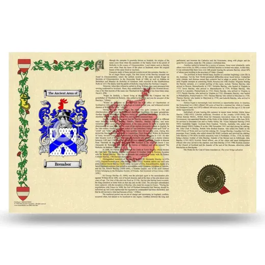 Brembor Armorial History Landscape Style