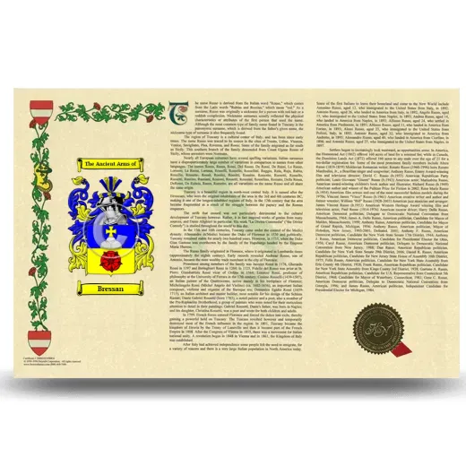 Bressan Armorial History Landscape Style