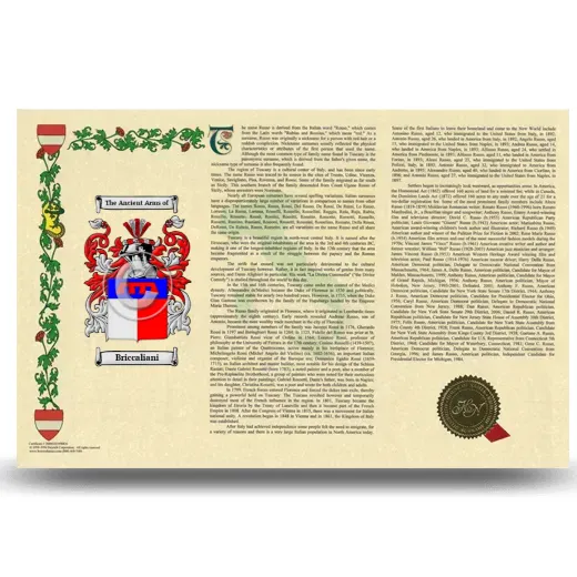 Briccaliani Armorial History Landscape Style