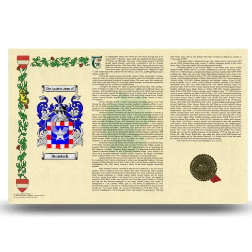 Brojatsch Armorial History Landscape Style