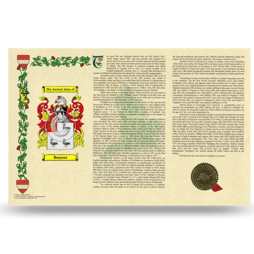 Bruyers Armorial History Landscape Style