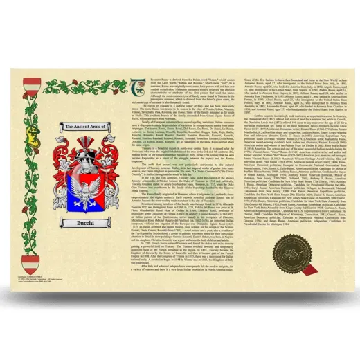 Bucchi Armorial History Landscape Style