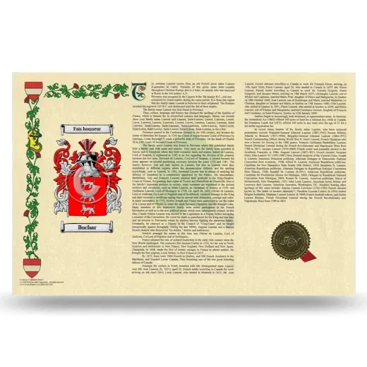 Buchar Armorial History Landscape Style