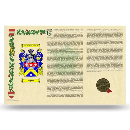 Bujard Armorial History Landscape Style