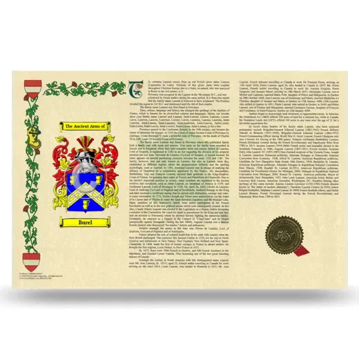 Burel Armorial History Landscape Style