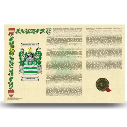 Bussmann Armorial History Landscape Style