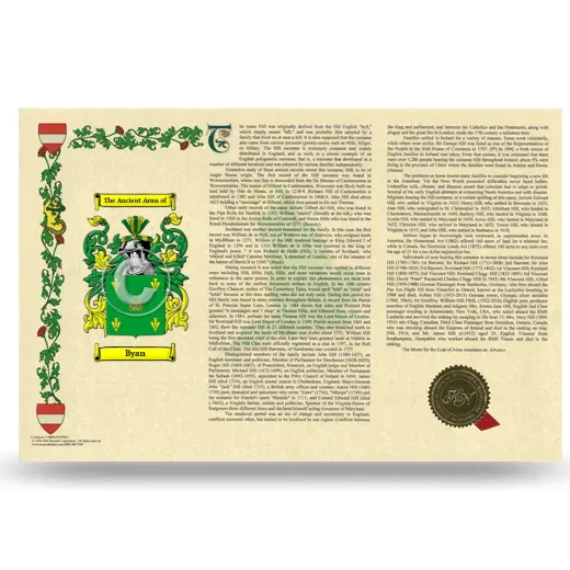 Byan Armorial History Landscape Style