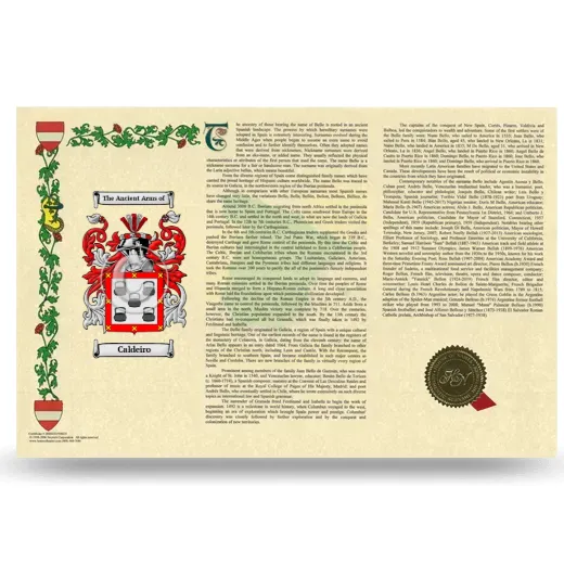 Caldeiro Armorial History Landscape Style