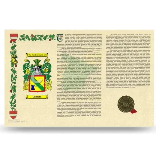 Cantera Armorial History Landscape Style