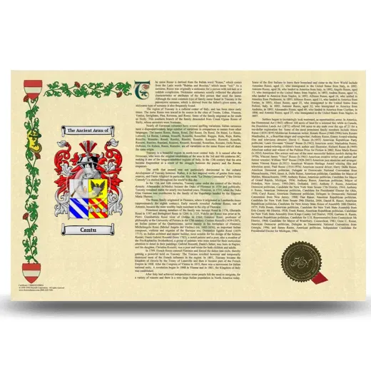 Cantu Armorial History Landscape Style
