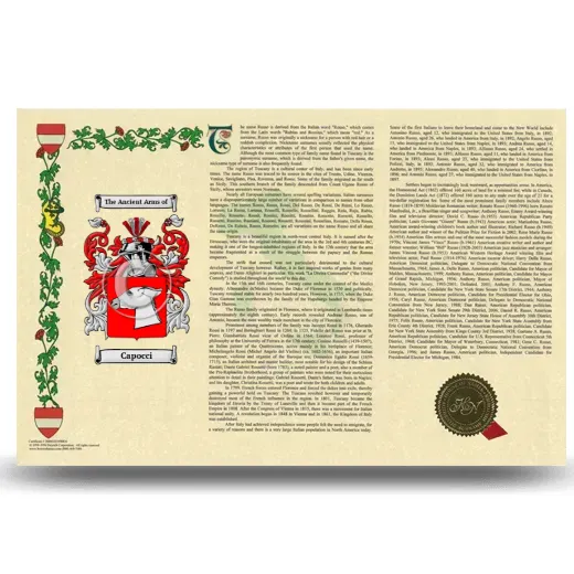 Capocci Armorial History Landscape Style