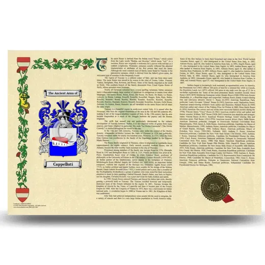Cappelluti Armorial History Landscape Style