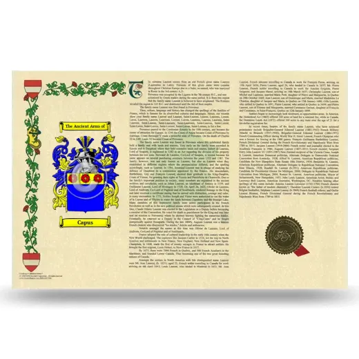 Capus Armorial History Landscape Style