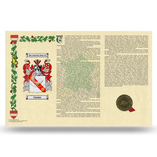 Carnus Armorial History Landscape Style