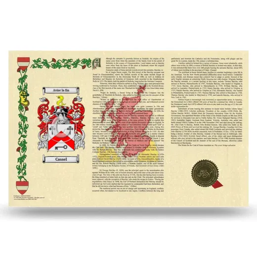 Cassel Armorial History Landscape Style