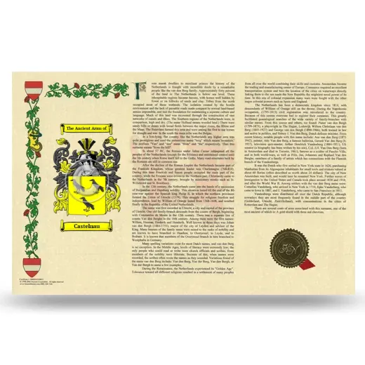 Castelnau Armorial History Landscape Style