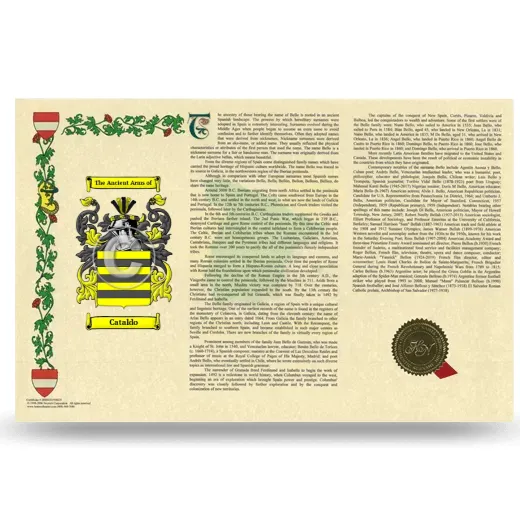 Cataldo Armorial History Landscape Style
