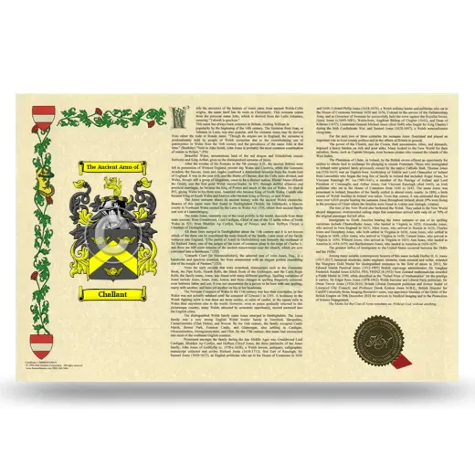 Challant Armorial History Landscape Style