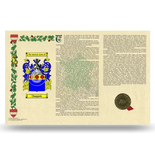 Chappuis Armorial History Landscape Style