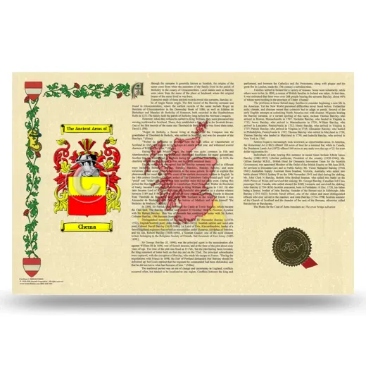 Chema Armorial History Landscape Style