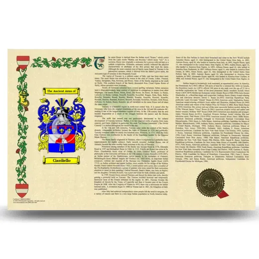 Ciardiello Armorial History Landscape Style