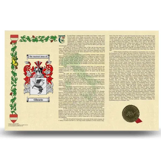 Cibrario Armorial History Landscape Style
