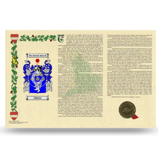 Clutter Armorial History Landscape Style