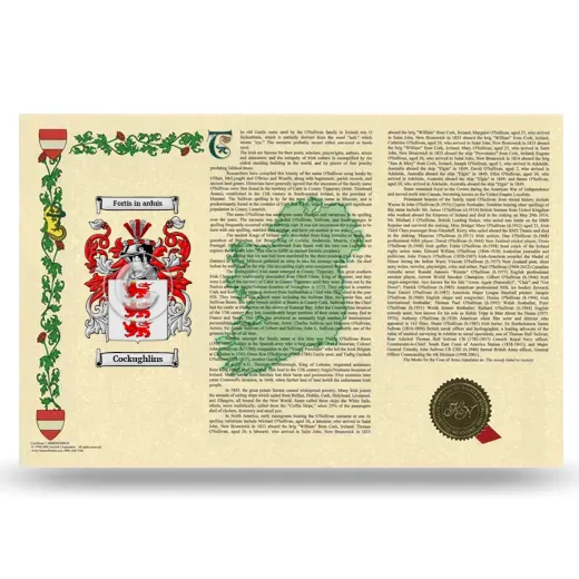 Cockughlins Armorial History Landscape Style