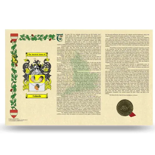Colarde Armorial History Landscape Style