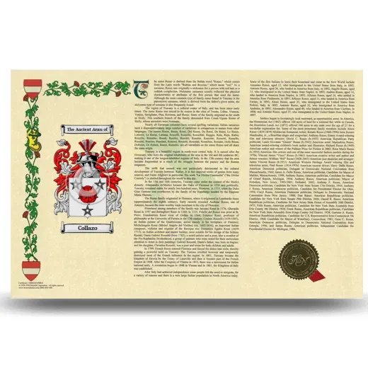 Collazo Armorial History Landscape Style