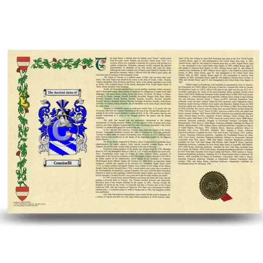 Cominelli Armorial History Landscape Style