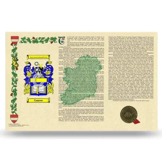 Conrow Armorial History Landscape Style