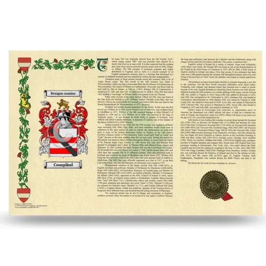 Cooaplind Armorial History Landscape Style