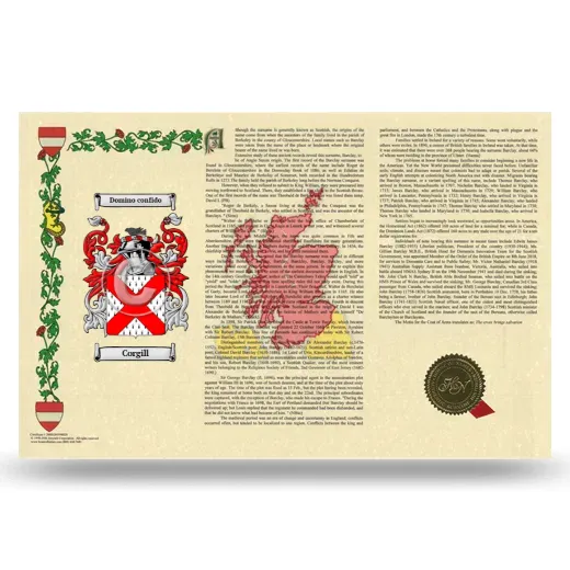 Corgill Armorial History Landscape Style