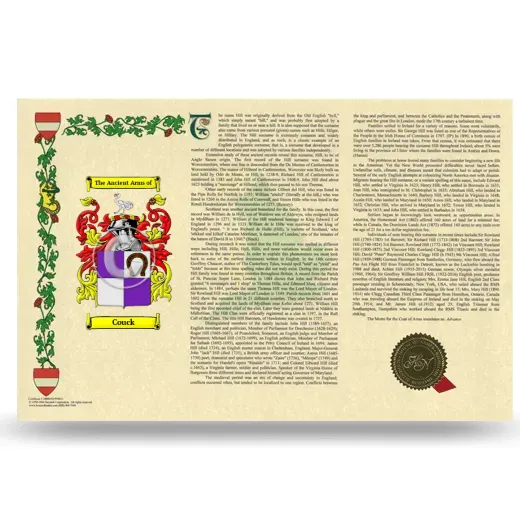 Couck Armorial History Landscape Style