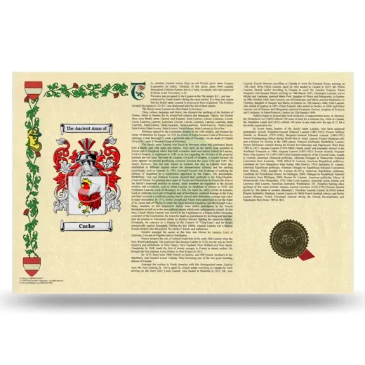 Cuche Armorial History Landscape Style