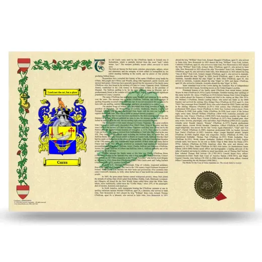 Curra Armorial History Landscape Style