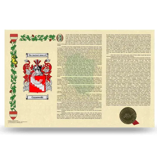 Czyzewski Armorial History Landscape Style