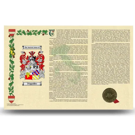 D'ippolito Armorial History Landscape Style