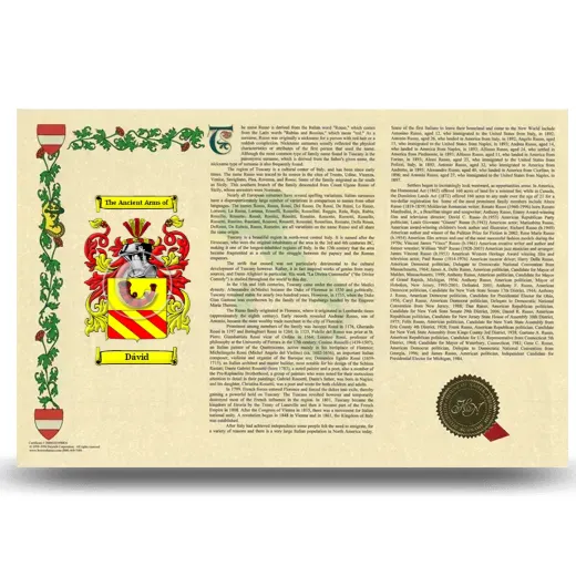 Dávid Armorial History Landscape Style