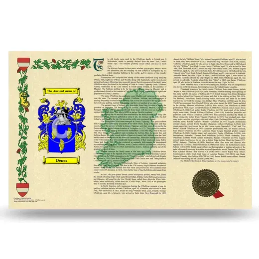 Dénes Armorial History Landscape Style