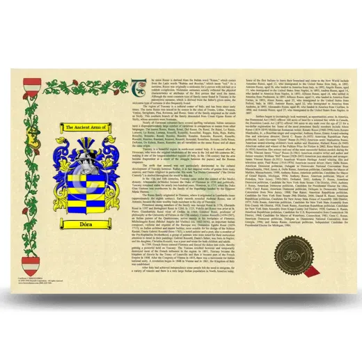 Dóra Armorial History Landscape Style