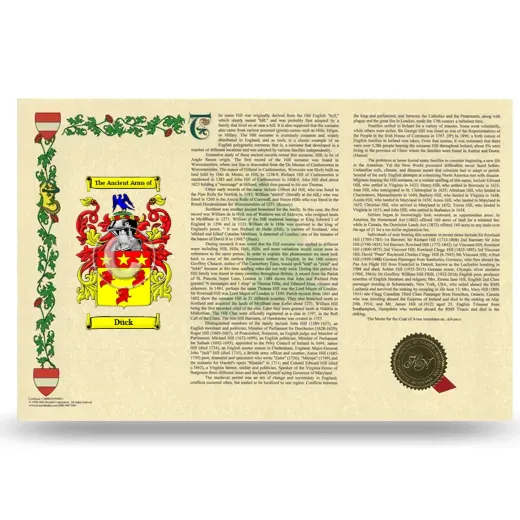 Dück Armorial History Landscape Style