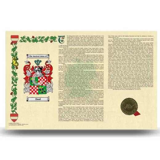 Daal Armorial History Landscape Style