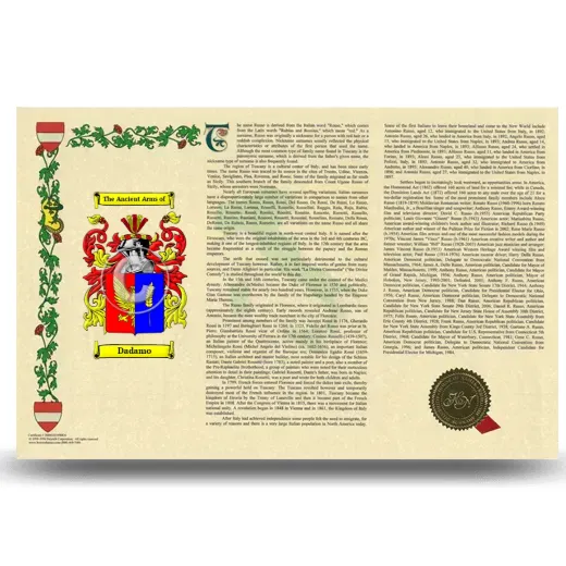 Dadamo Armorial History Landscape Style