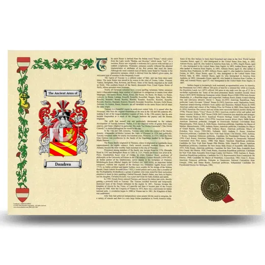 Dandrea Armorial History Landscape Style