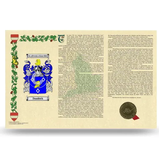 Dandrich Armorial History Landscape Style