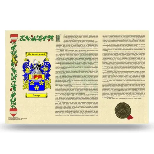Daveys Armorial History Landscape Style