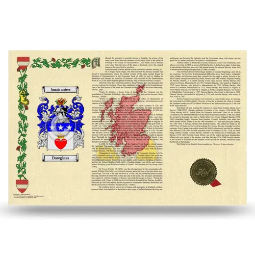 Dawglass Armorial History Landscape Style