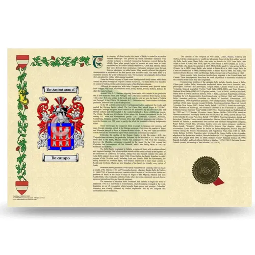 De campo Armorial History Landscape Style